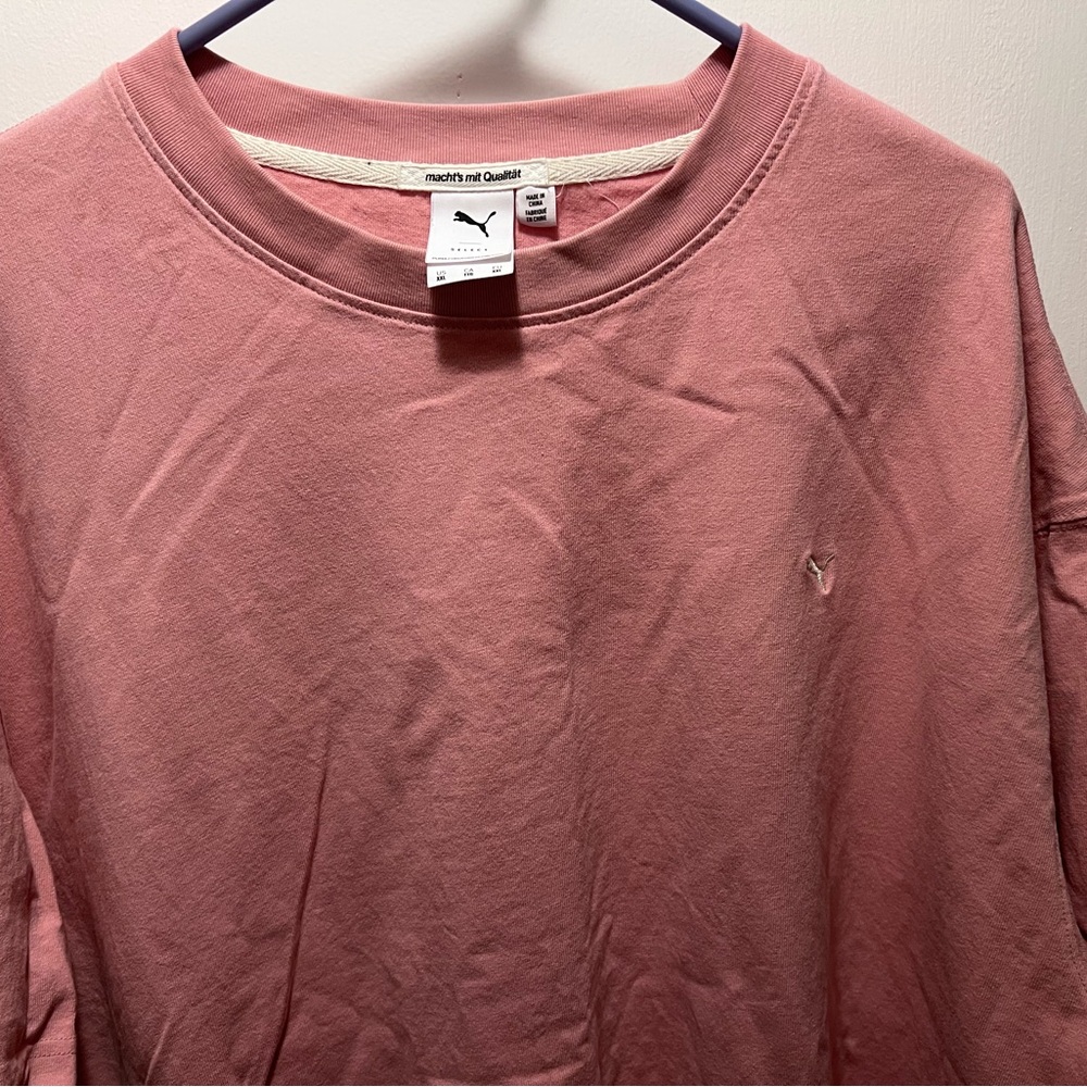 Puma Pink Long Sleeve Tee